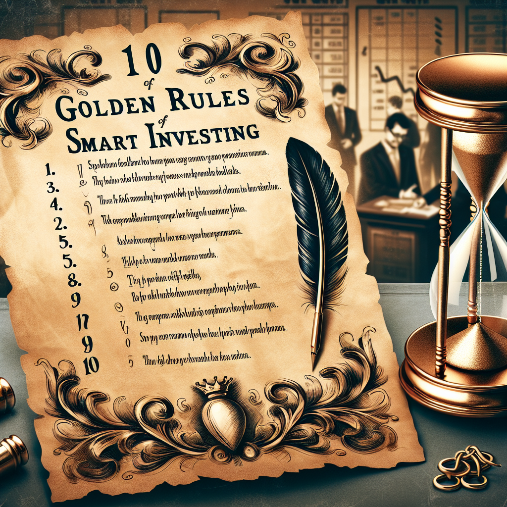 The 10 Golden Rules of Smart Investing